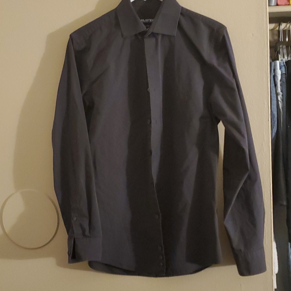Kenneth Cole unlisted collection Mens dark gray dress shirt - Picture 1 of 4